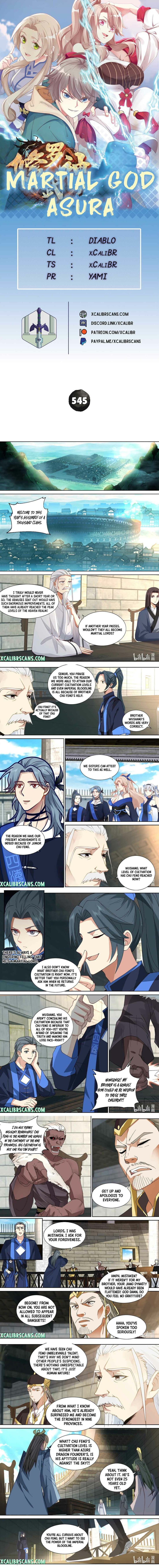 Martial God Asura Chapter 545 - Page 1