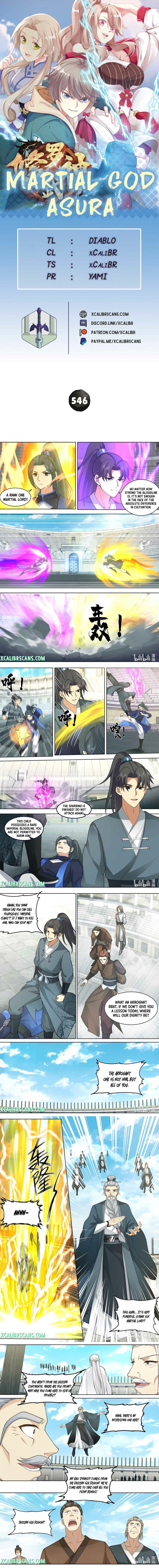 Martial God Asura Chapter 546 - Page 1