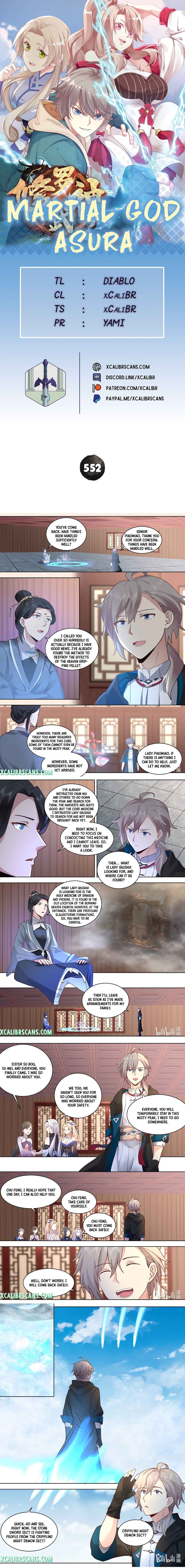 Martial God Asura Chapter 552 - Page 1