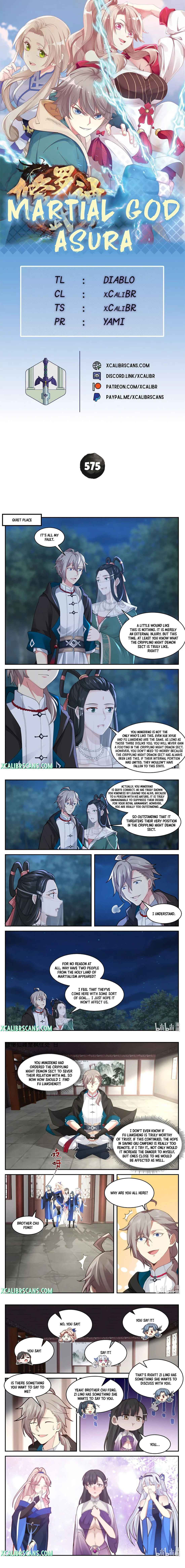 Martial God Asura Chapter 575 - Page 1
