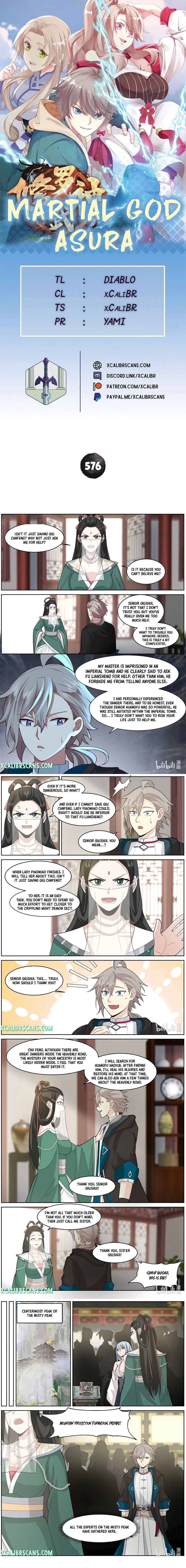 Martial God Asura Chapter 576 - Page 1