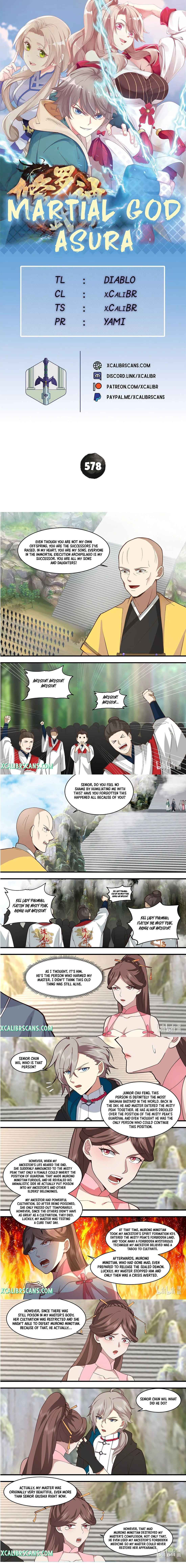 Martial God Asura Chapter 578 - Page 1