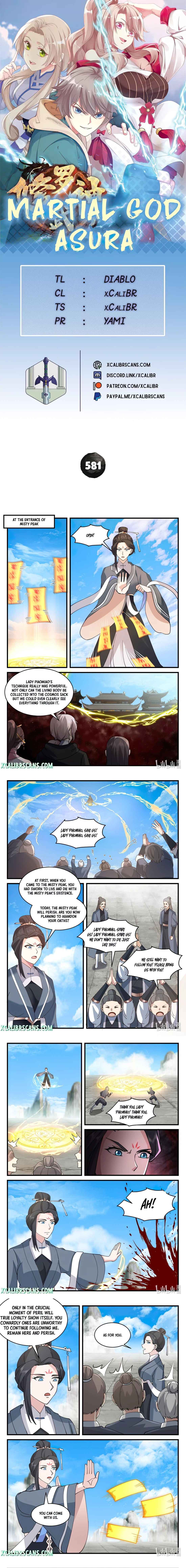 Martial God Asura Chapter 581 - Page 1