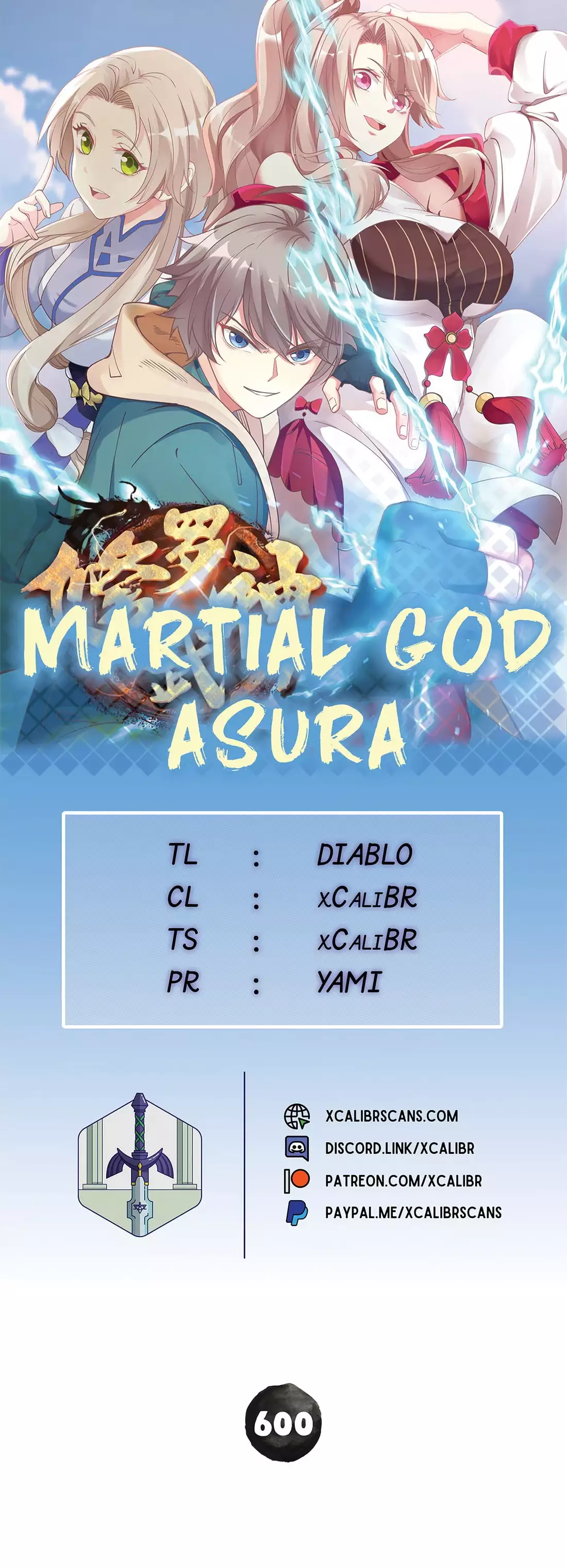 Martial God Asura Chapter 600 - Page 1