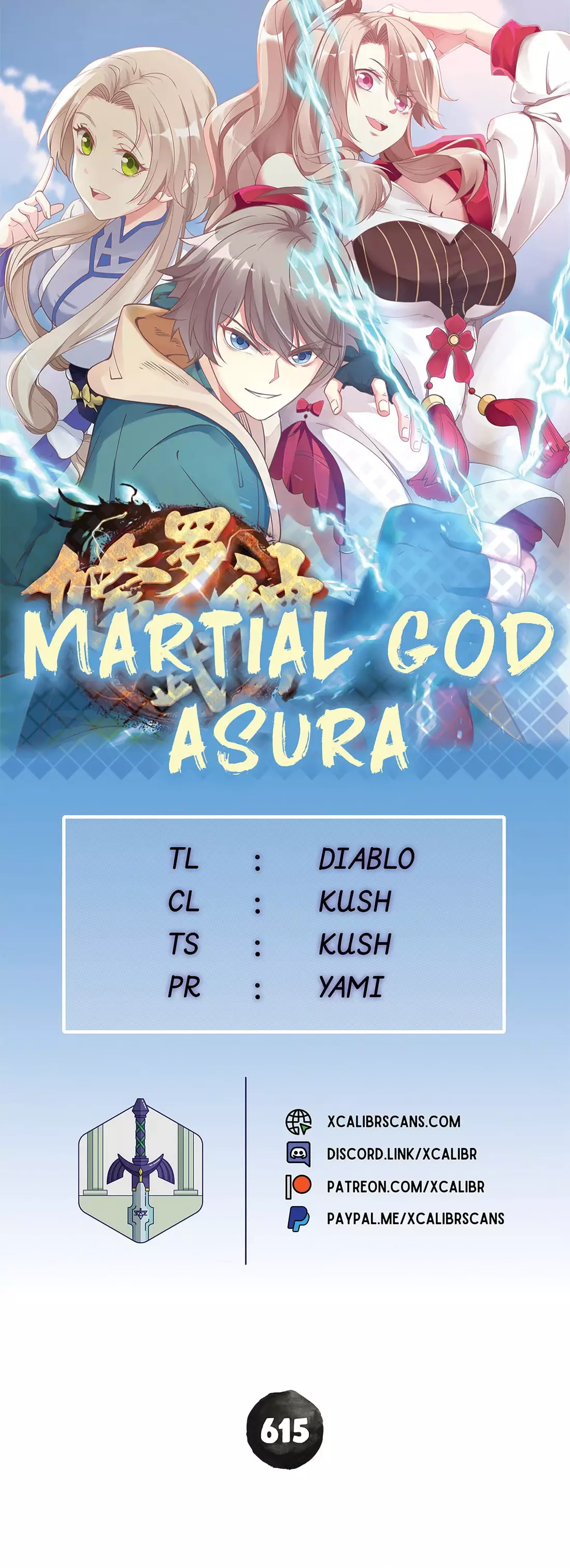 Martial God Asura Chapter 615 - Page 1
