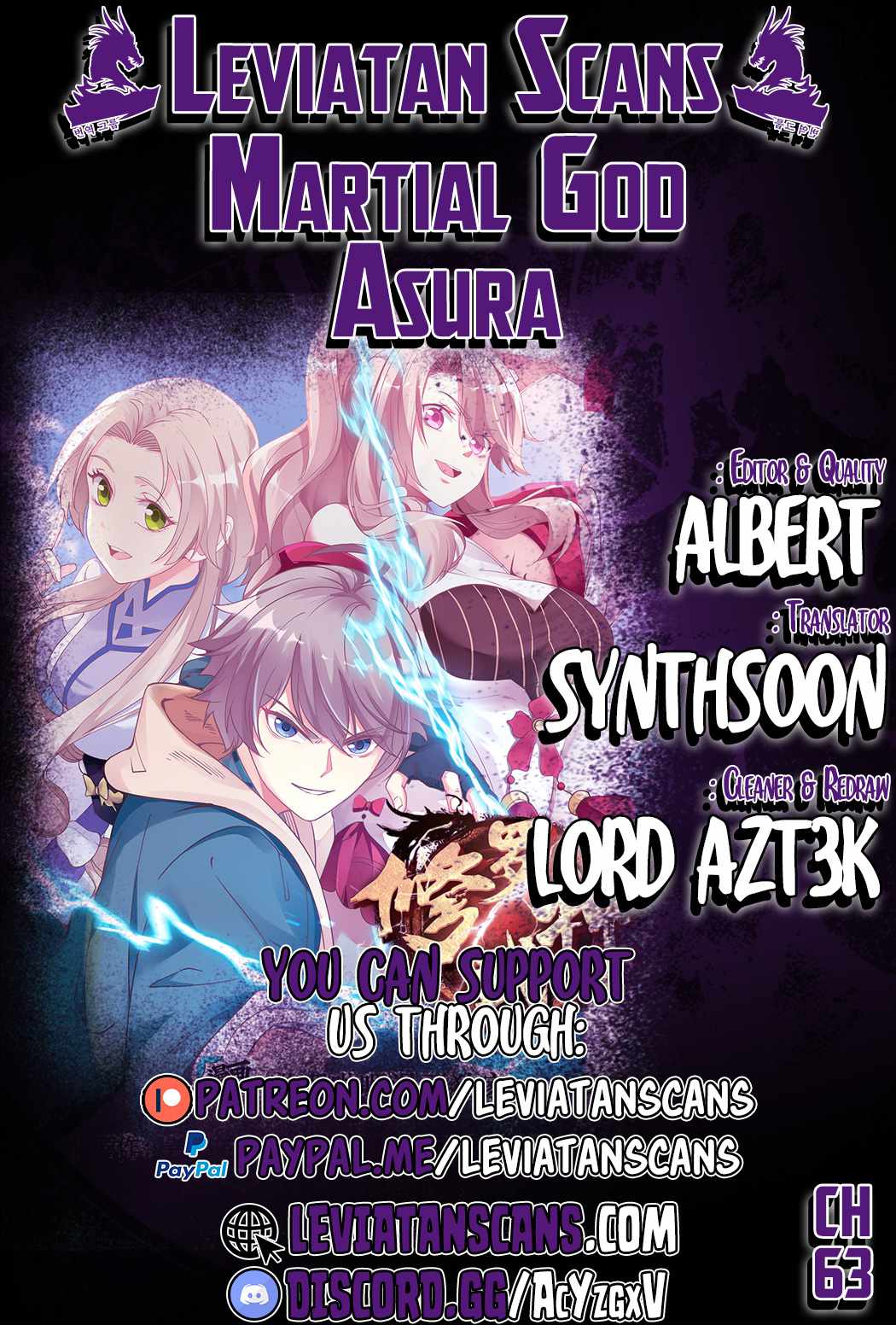 Martial God Asura Chapter 63 - Page 1
