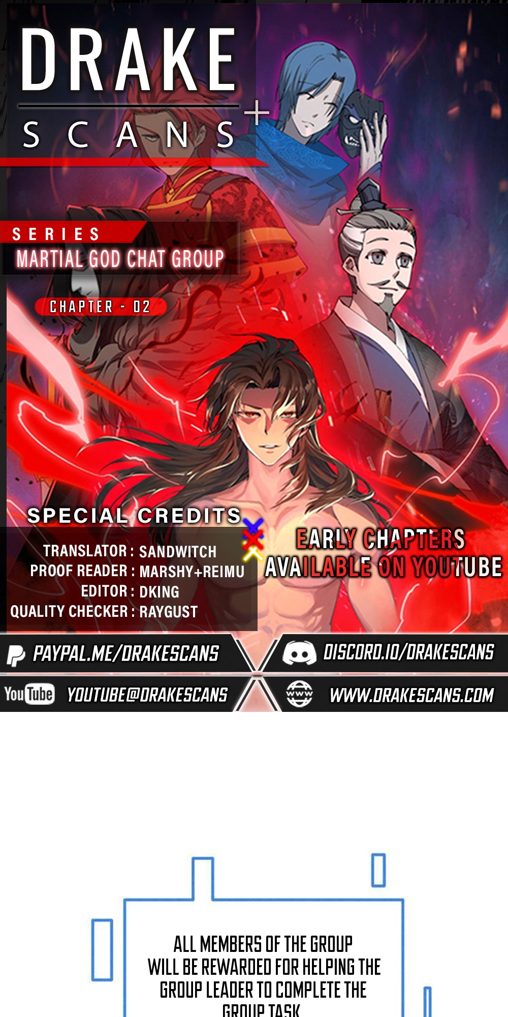 Martial God Chat Group Chapter 2 - Page 1