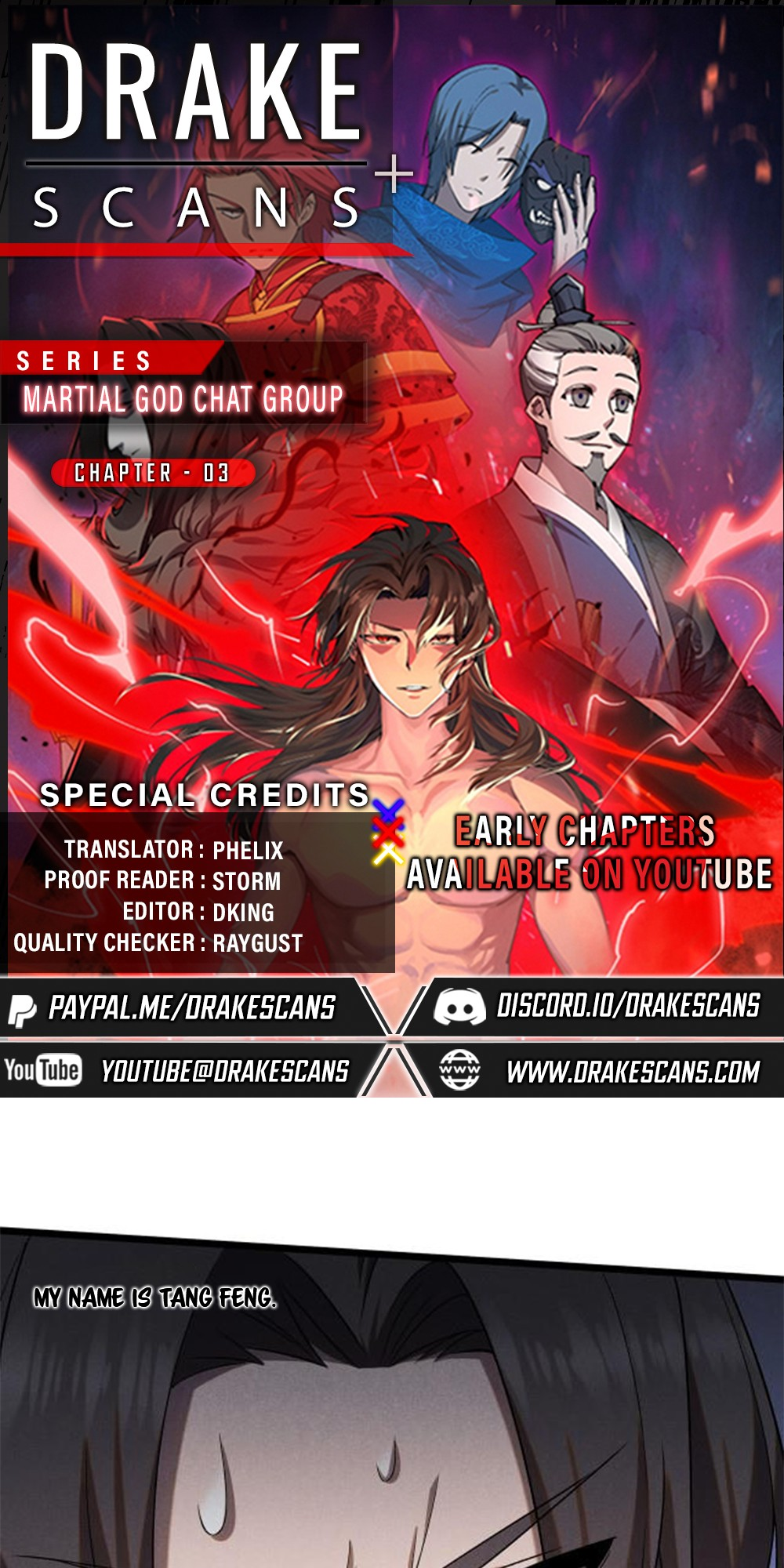 Martial God Chat Group Chapter 3 - Page 1