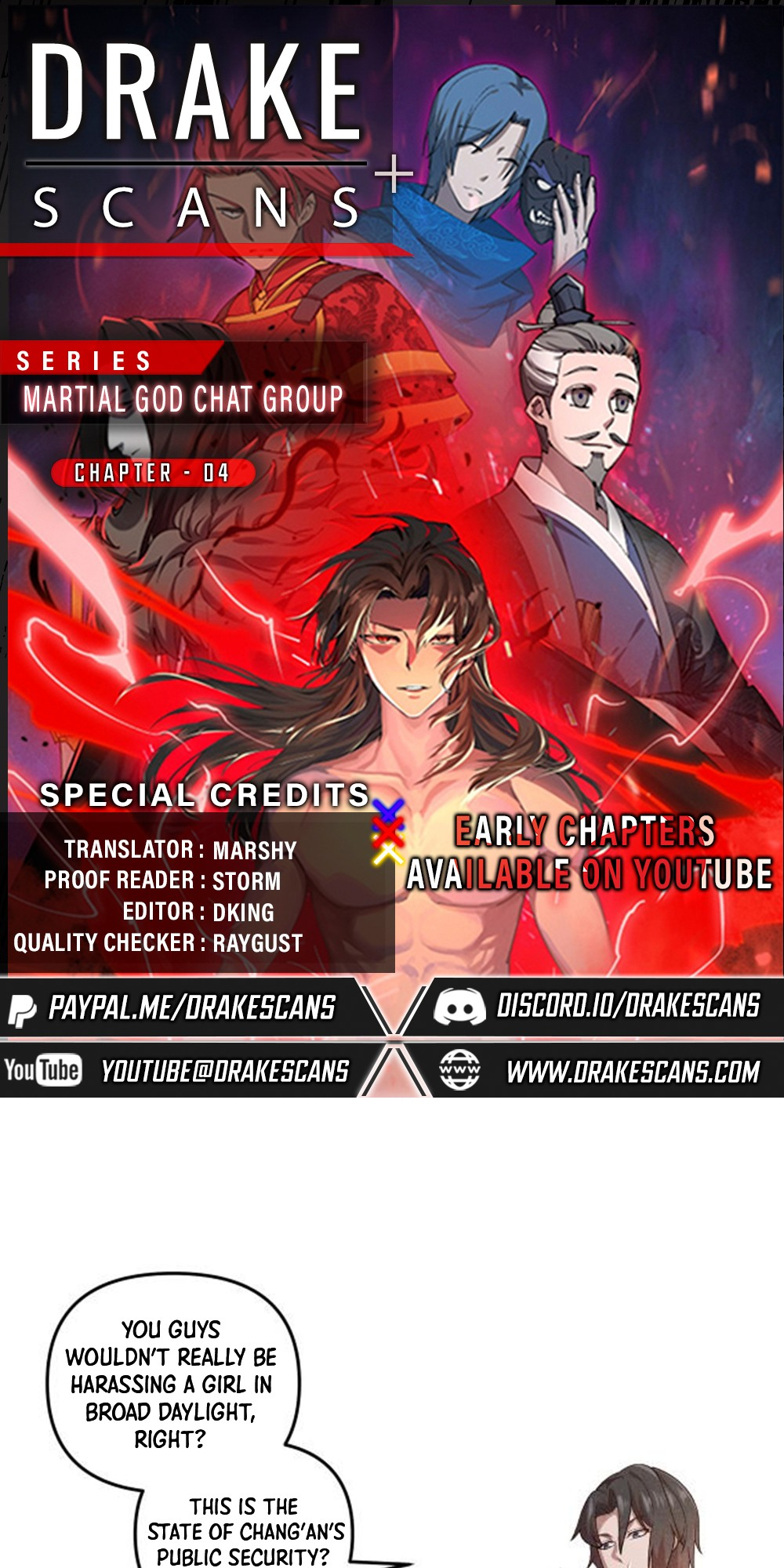 Martial God Chat Group Chapter 4 - Page 1
