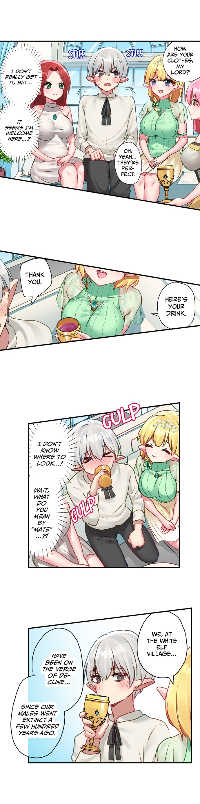 Mating With My Elf Bride Harem: From Bullied to Irresistible Chapter 1 - Page 9