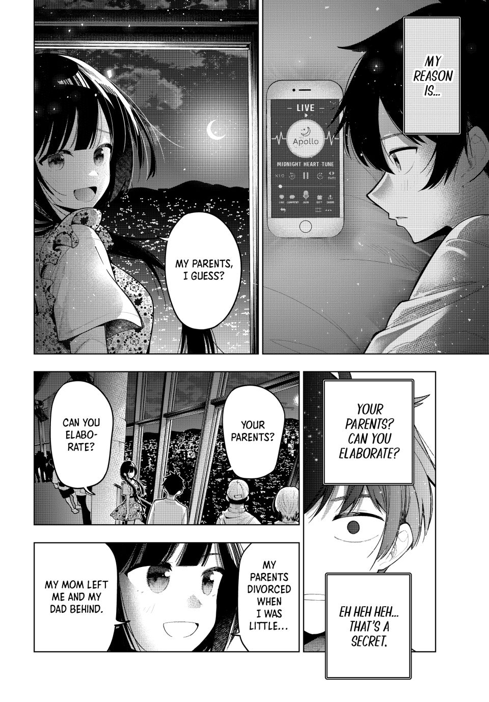 Mayonaka Heart Tune Chapter 77 - Page 12