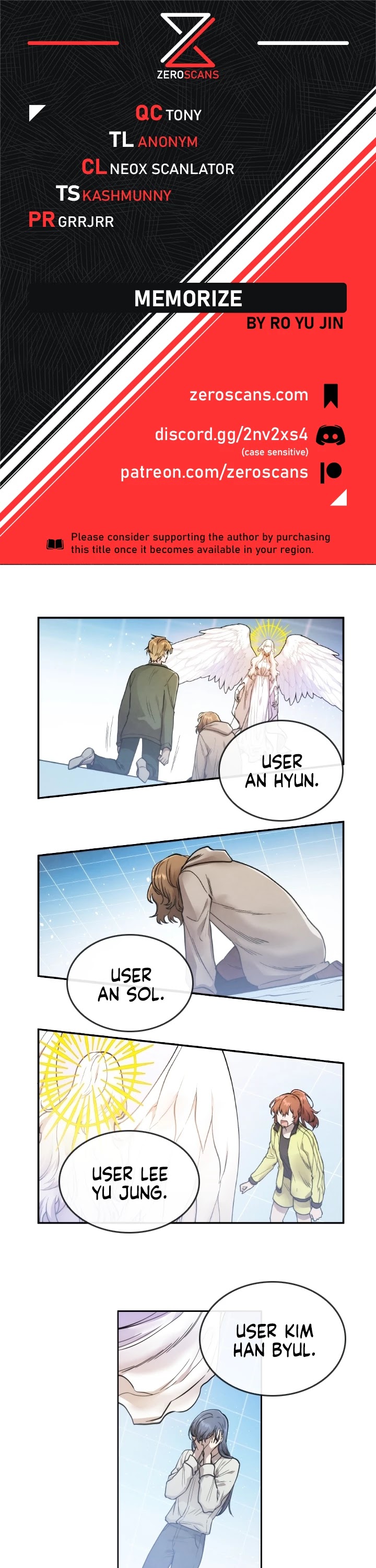 Memorize Chapter 11 - Page 1