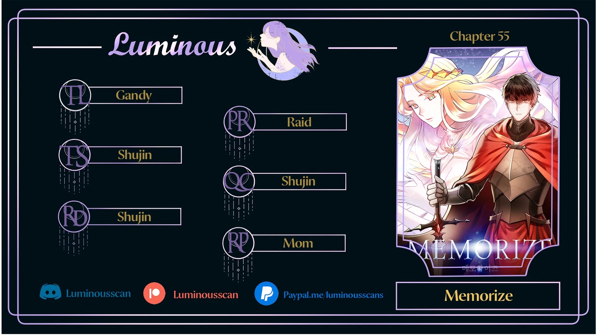 Memorize Chapter 55 - Page 1