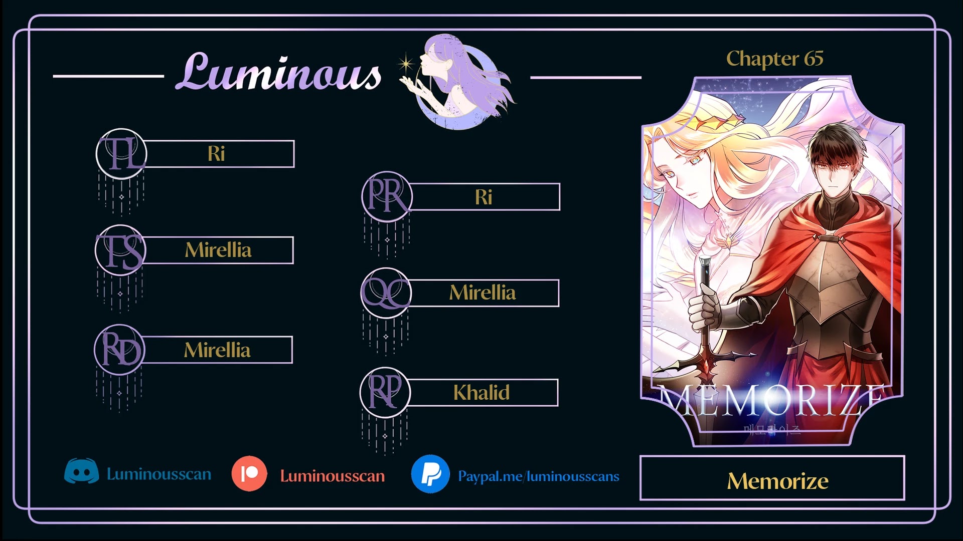 Memorize Chapter 65 - Page 1