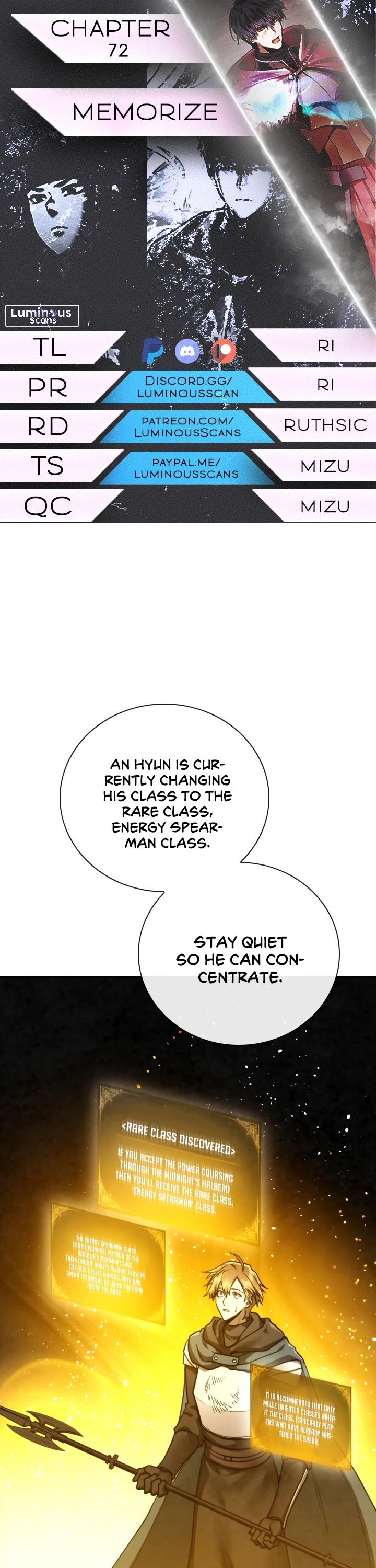 Memorize Chapter 72 - Page 1