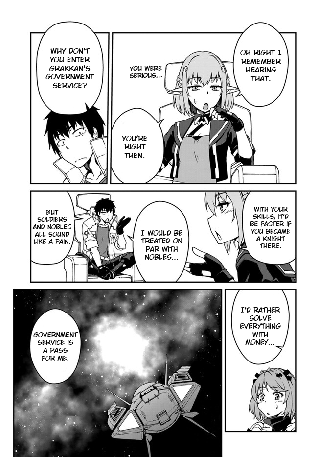 Mezametara Saikyou Soubi to Uchuusen-Mochi Datta no de, Ikkodate Mezashite Youhei Toshite Jiyuu ni Ikitai Chapter 10.1 - Page 12
