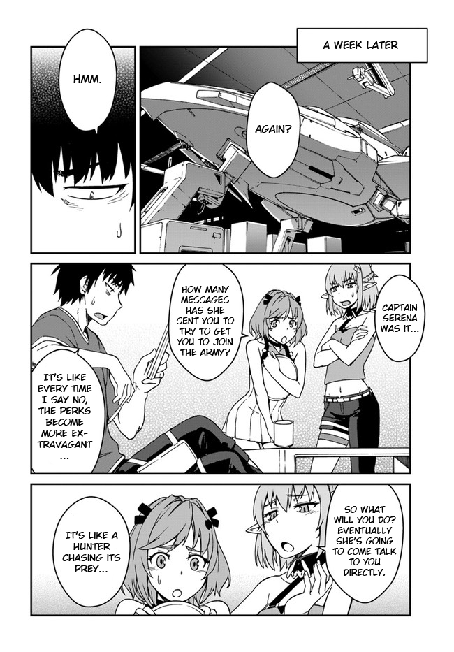Mezametara Saikyou Soubi to Uchuusen-Mochi Datta no de, Ikkodate Mezashite Youhei Toshite Jiyuu ni Ikitai Chapter 10.1 - Page 13