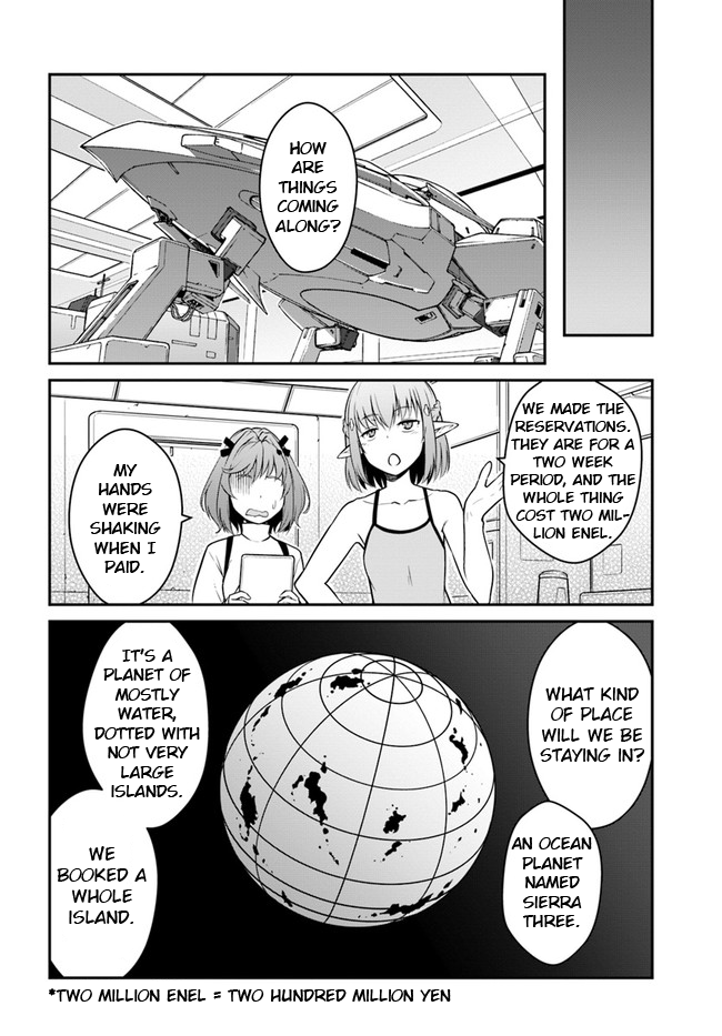 Mezametara Saikyou Soubi to Uchuusen-Mochi Datta no de, Ikkodate Mezashite Youhei Toshite Jiyuu ni Ikitai Chapter 24.1 - Page 13