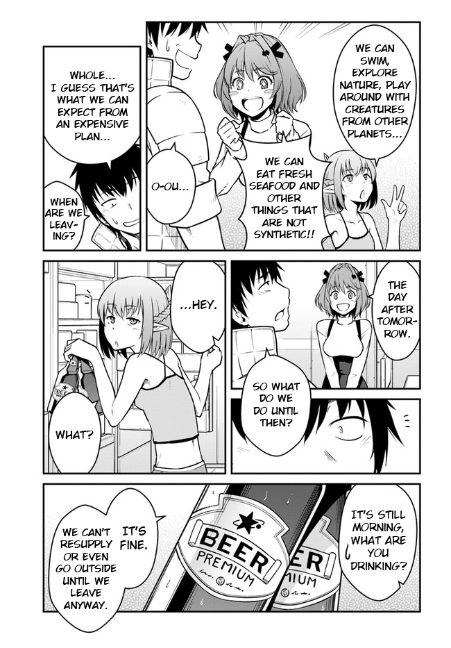 Mezametara Saikyou Soubi to Uchuusen-Mochi Datta no de, Ikkodate Mezashite Youhei Toshite Jiyuu ni Ikitai Chapter 24.1 - Page 14