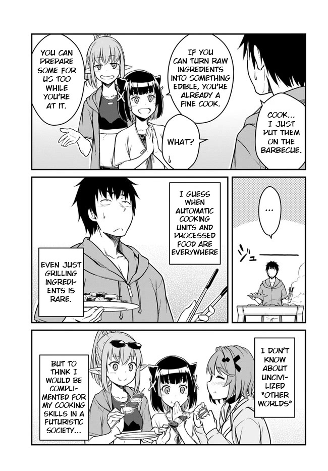 Mezametara Saikyou Soubi to Uchuusen-Mochi Datta no de, Ikkodate Mezashite Youhei Toshite Jiyuu ni Ikitai Chapter 28.2 - Page 3