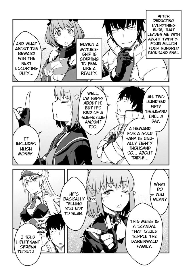 Mezametara Saikyou Soubi to Uchuusen-Mochi Datta no de, Ikkodate Mezashite Youhei Toshite Jiyuu ni Ikitai Chapter 35.1 - Page 7