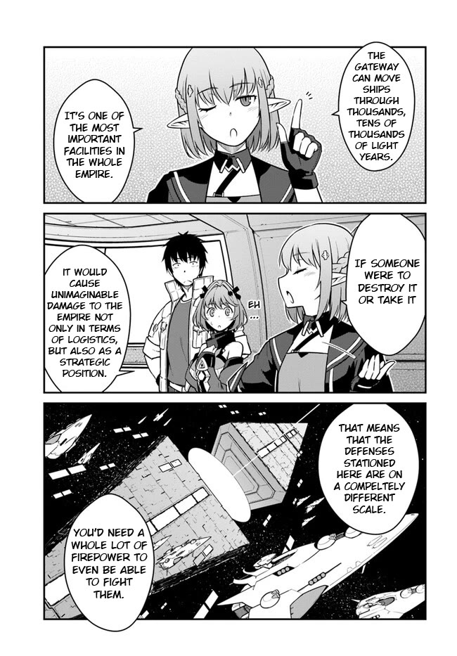 Mezametara Saikyou Soubi to Uchuusen-Mochi Datta no de, Ikkodate Mezashite Youhei Toshite Jiyuu ni Ikitai Chapter 36.1 - Page 8