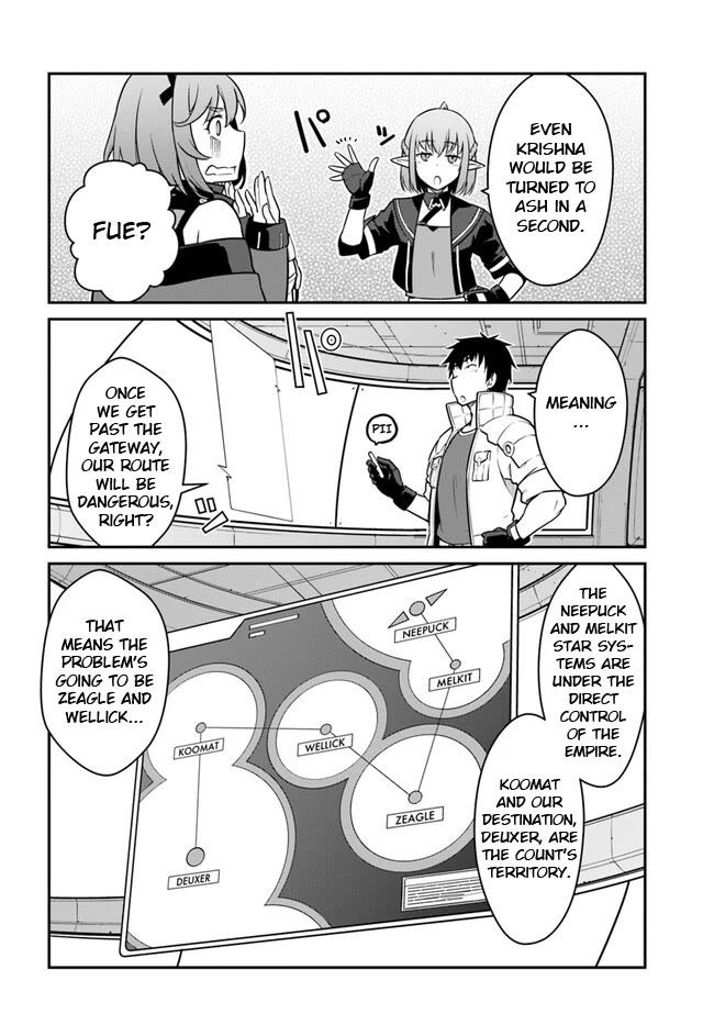 Mezametara Saikyou Soubi to Uchuusen-Mochi Datta no de, Ikkodate Mezashite Youhei Toshite Jiyuu ni Ikitai Chapter 36.1 - Page 9