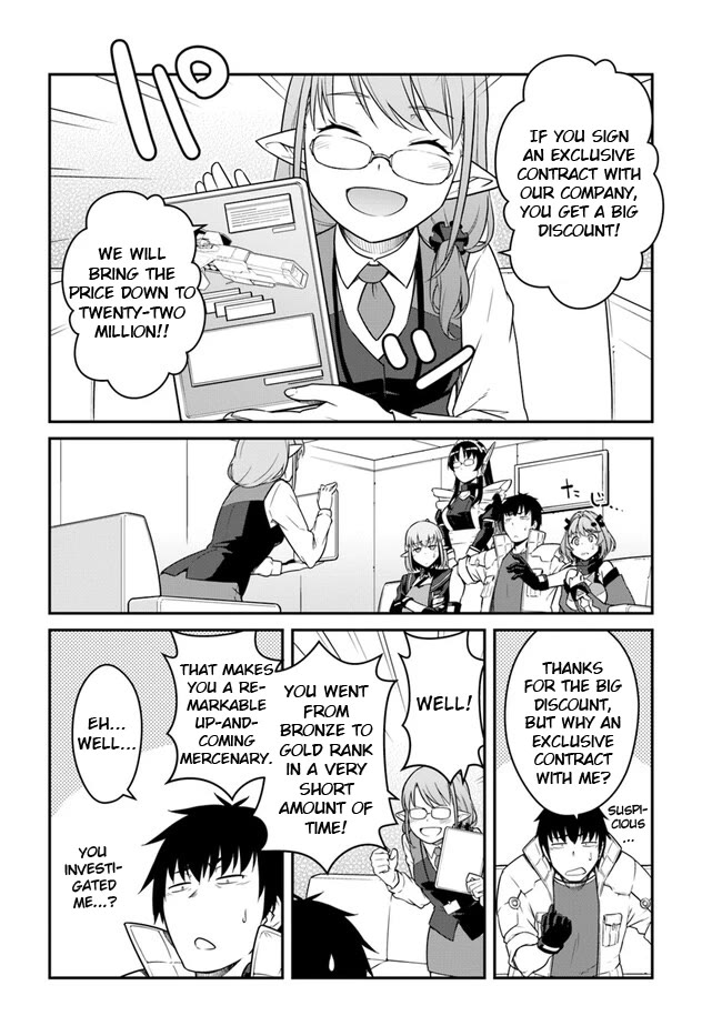Mezametara Saikyou Soubi to Uchuusen-Mochi Datta no de, Ikkodate Mezashite Youhei Toshite Jiyuu ni Ikitai Chapter 40.1 - Page 15