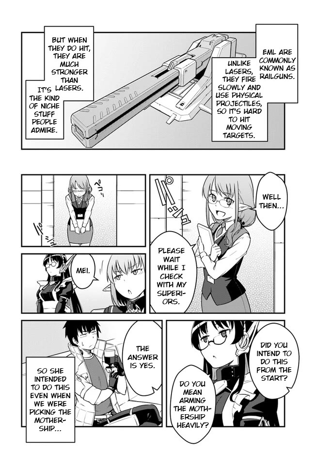 Mezametara Saikyou Soubi to Uchuusen-Mochi Datta no de, Ikkodate Mezashite Youhei Toshite Jiyuu ni Ikitai Chapter 40.2 - Page 7