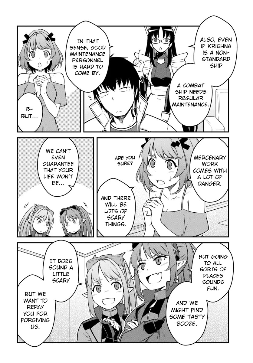 Mezametara Saikyou Soubi to Uchuusen-Mochi Datta no de, Ikkodate Mezashite Youhei Toshite Jiyuu ni Ikitai Chapter 42.2 - Page 5