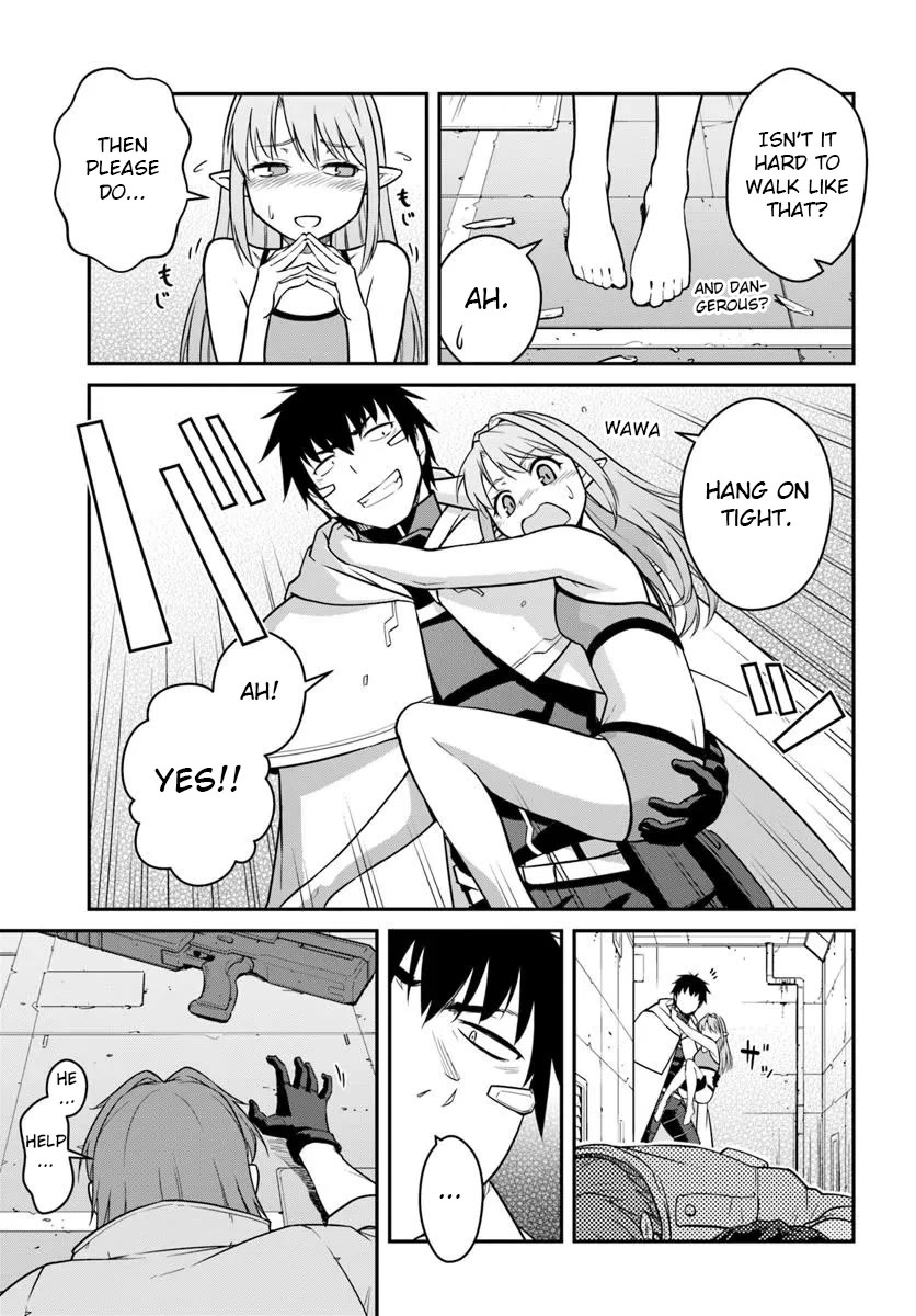 Mezametara Saikyou Soubi to Uchuusen-Mochi Datta no de, Ikkodate Mezashite Youhei Toshite Jiyuu ni Ikitai Chapter 47.1 - Page 14
