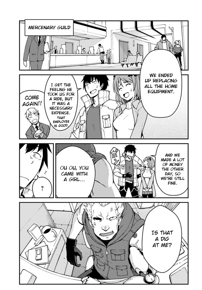 Mezametara Saikyou Soubi to Uchuusen-Mochi Datta no de, Ikkodate Mezashite Youhei Toshite Jiyuu ni Ikitai Chapter 7.1 - Page 4
