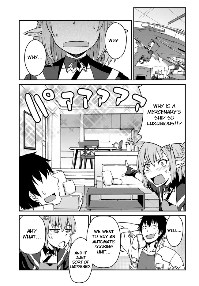 Mezametara Saikyou Soubi to Uchuusen-Mochi Datta no de, Ikkodate Mezashite Youhei Toshite Jiyuu ni Ikitai Chapter 8.1 - Page 0