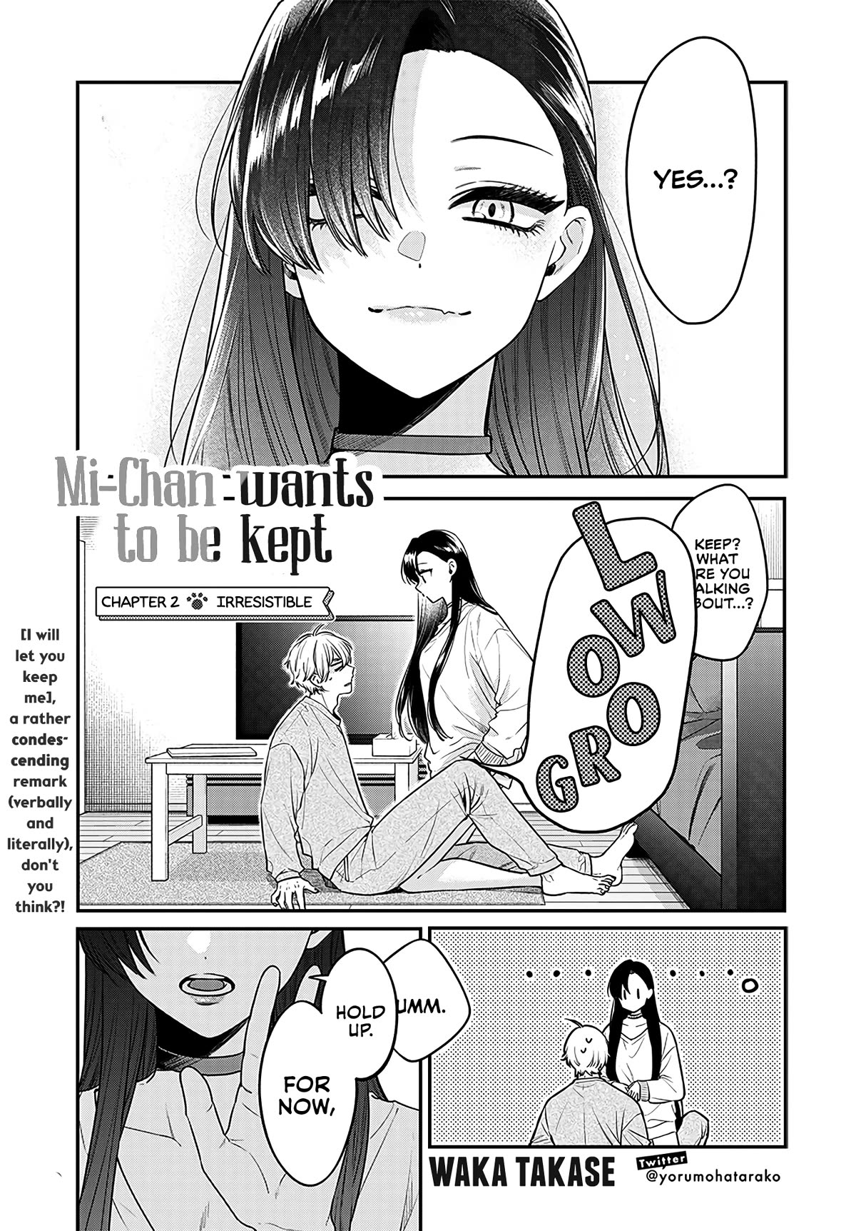 Mi-chan Wants to Be Kept Chapter 2 - Page 1