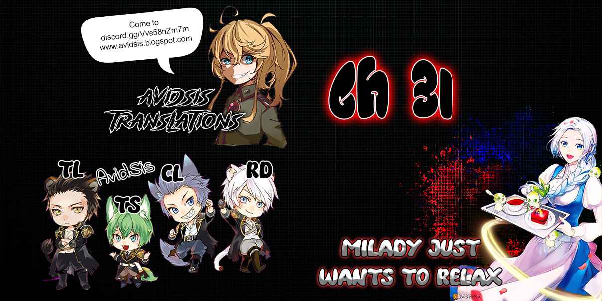 Milady Just Wants to Relax Chapter 31 - Page 1