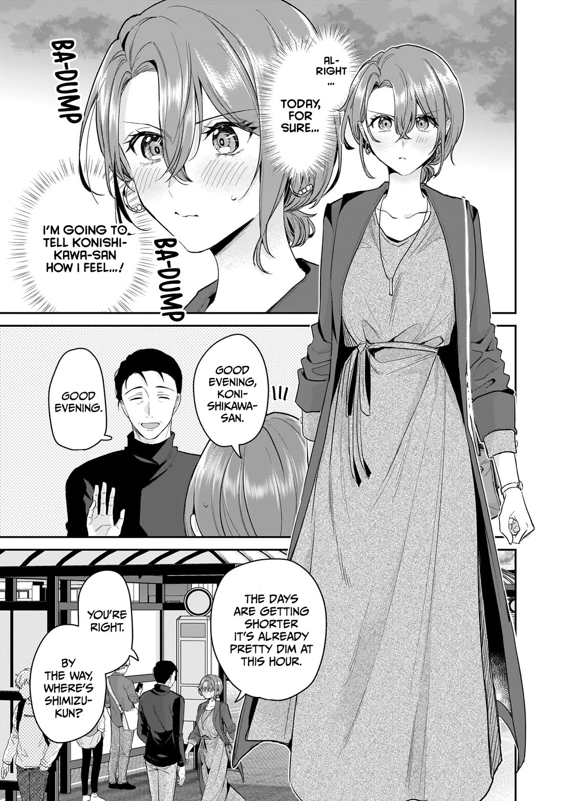 Misato-san is a Bit Cold Towards Her Boss Who Pampers Chapter 32 - Page 1
