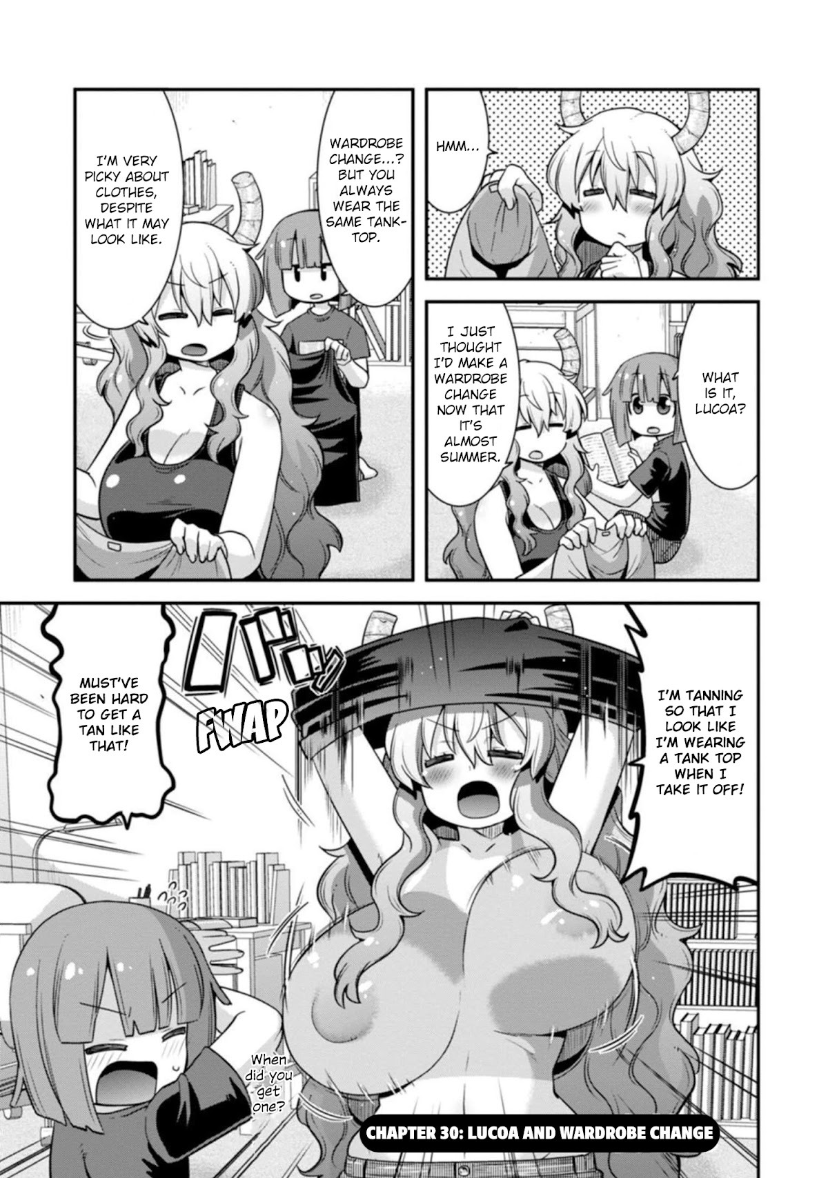 Miss Kobayashi’s Dragon Maid: Lucoa is My XX Chapter 30 - Page 1