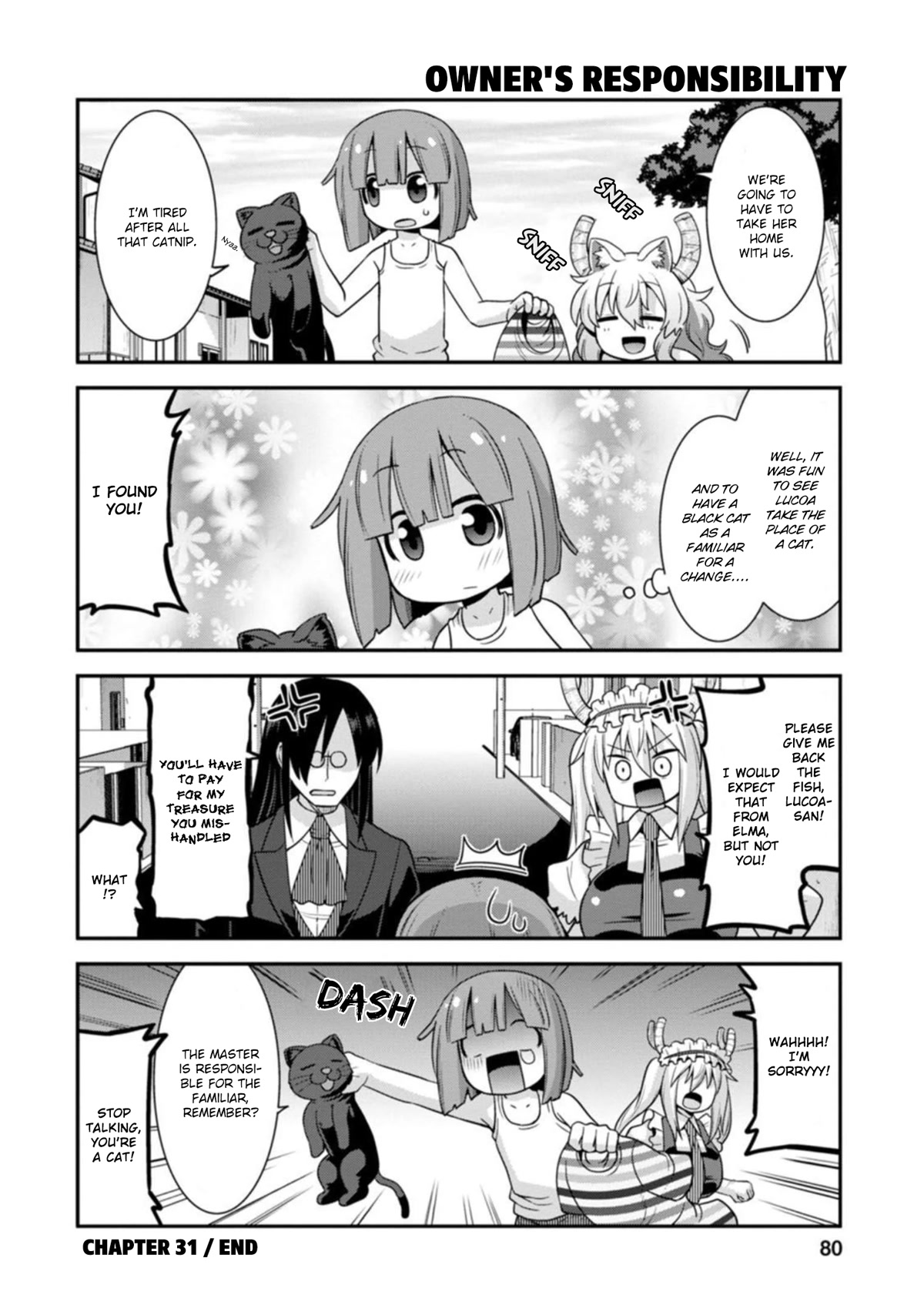 Miss Kobayashi’s Dragon Maid: Lucoa is My XX Chapter 31 - Page 14