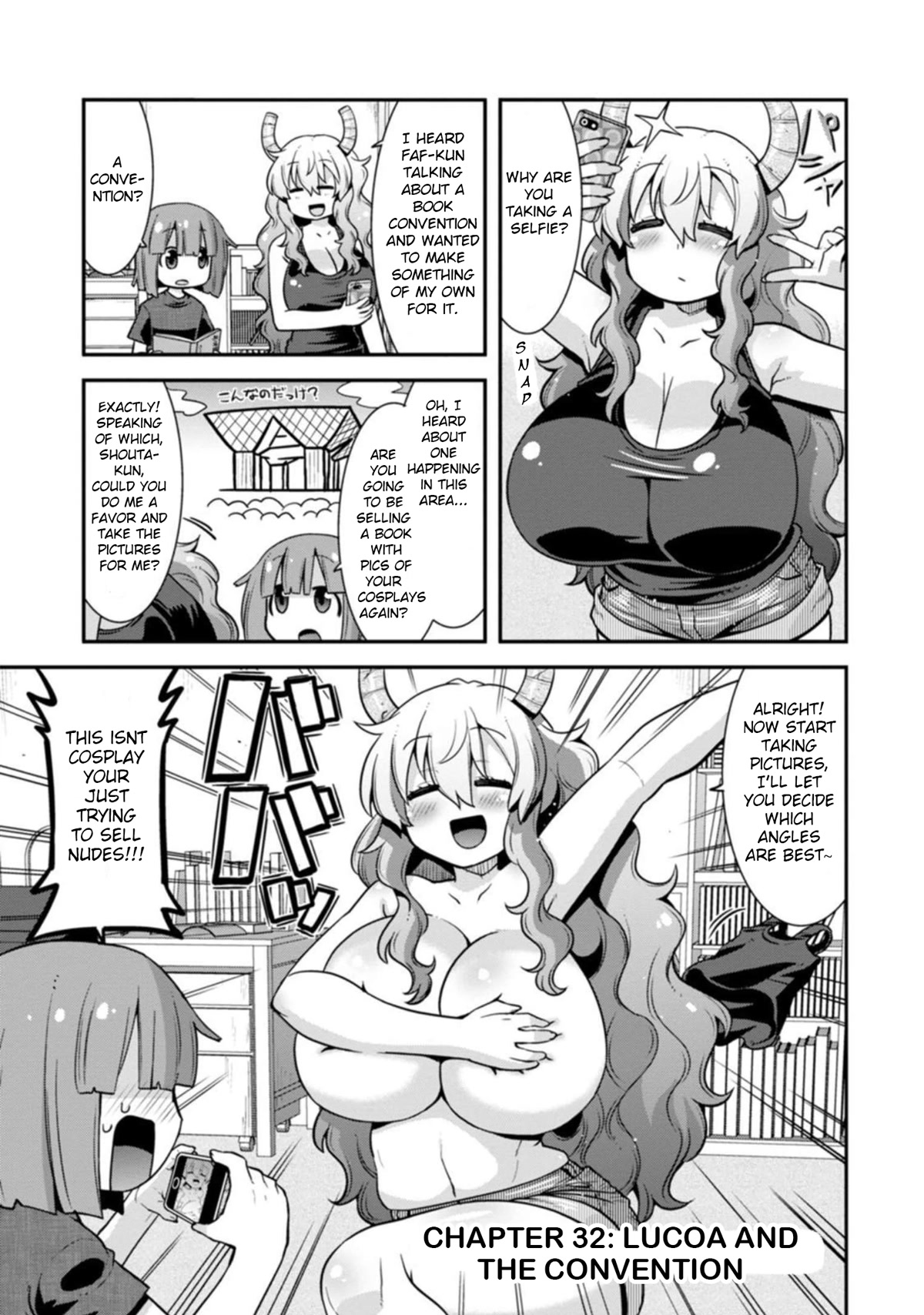 Miss Kobayashi’s Dragon Maid: Lucoa is My XX Chapter 32 - Page 1