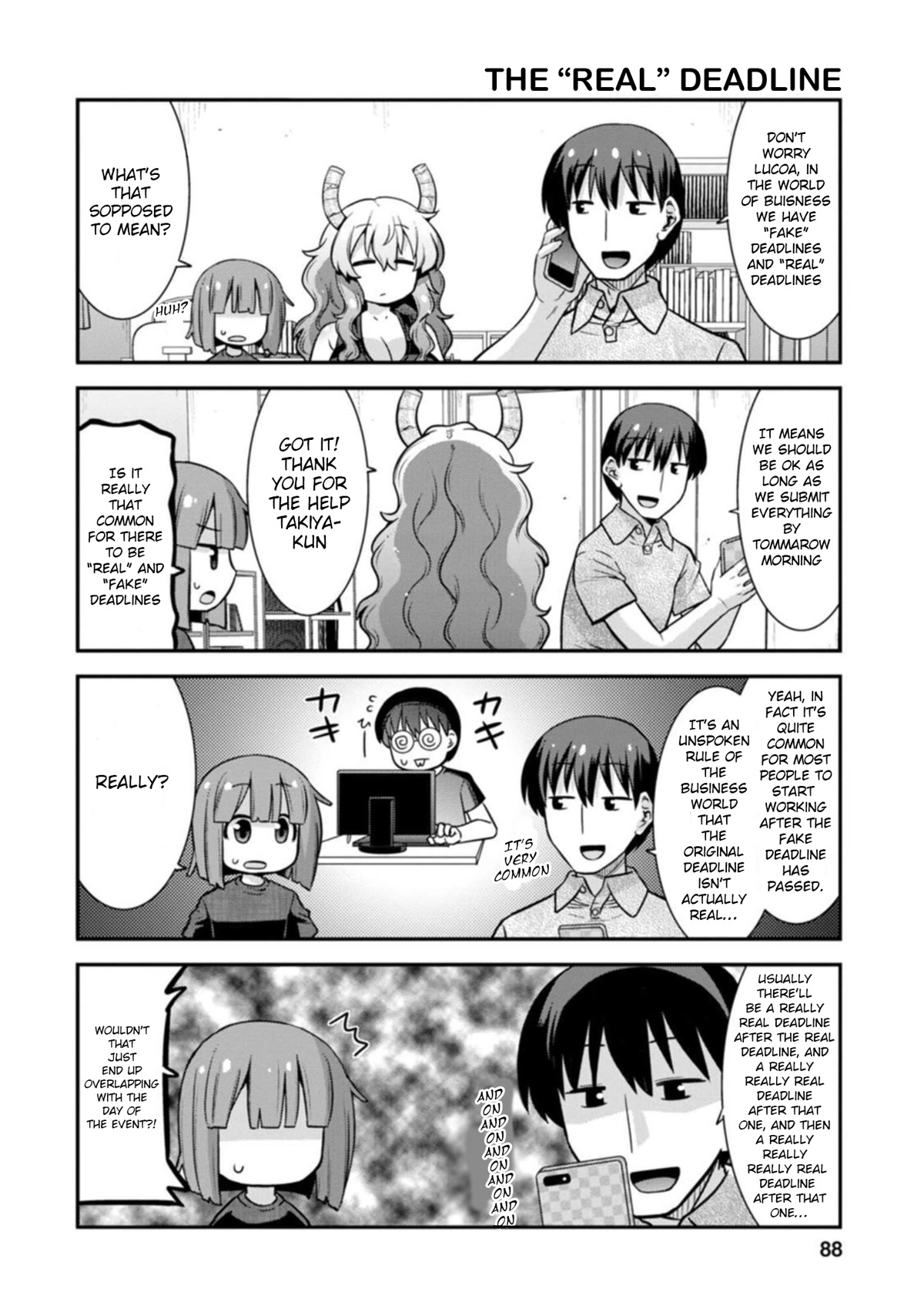 Miss Kobayashi’s Dragon Maid: Lucoa is My XX Chapter 32 - Page 6