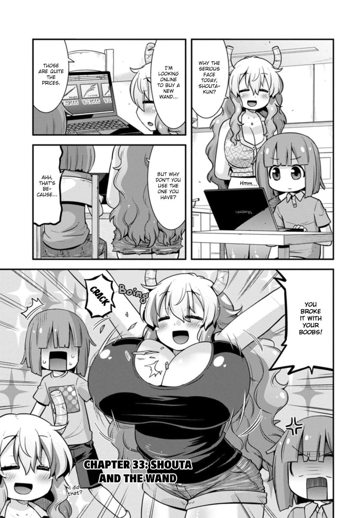 Miss Kobayashi’s Dragon Maid: Lucoa is My XX Chapter 33 - Page 1
