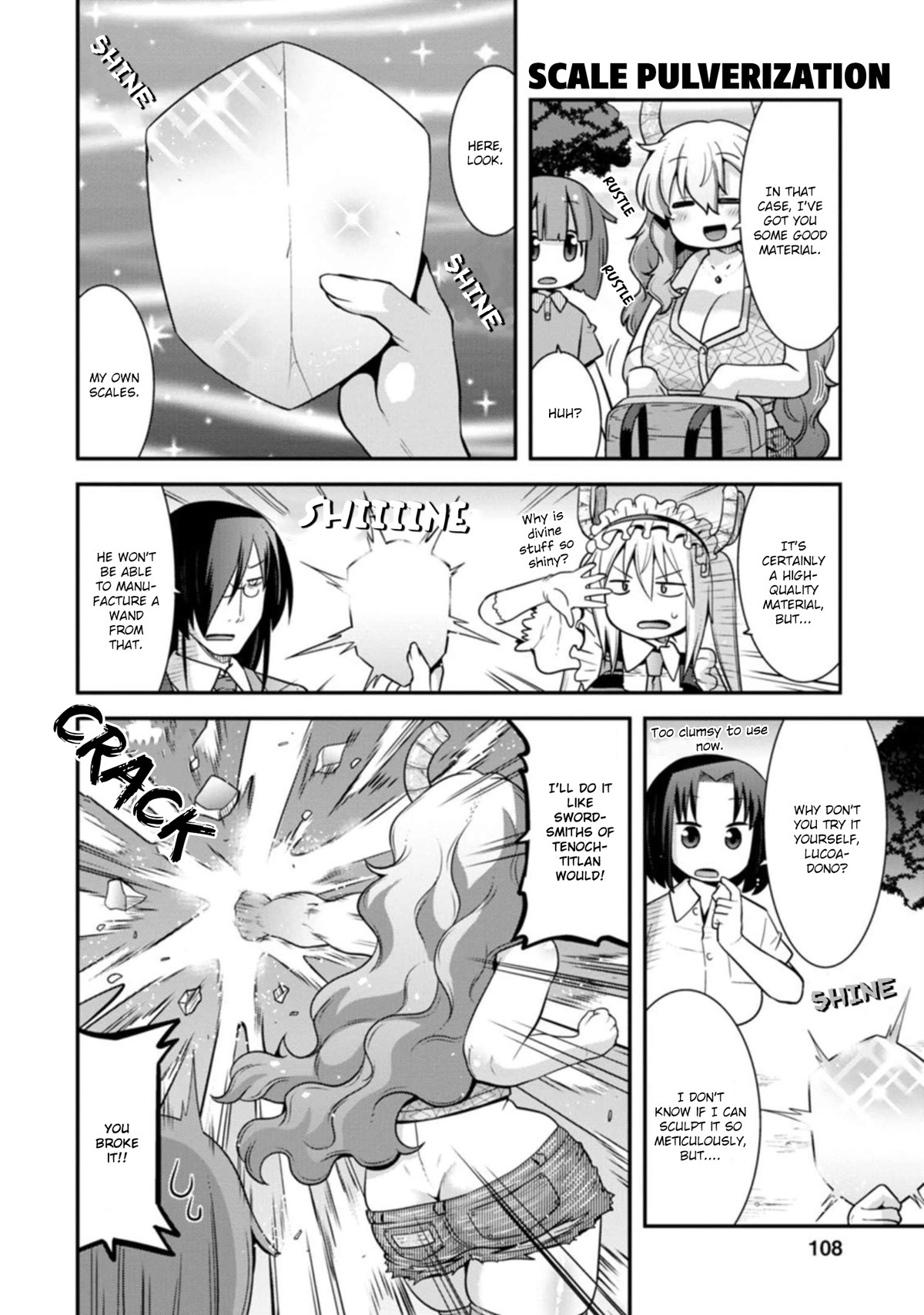 Miss Kobayashi’s Dragon Maid: Lucoa is My XX Chapter 33 - Page 12