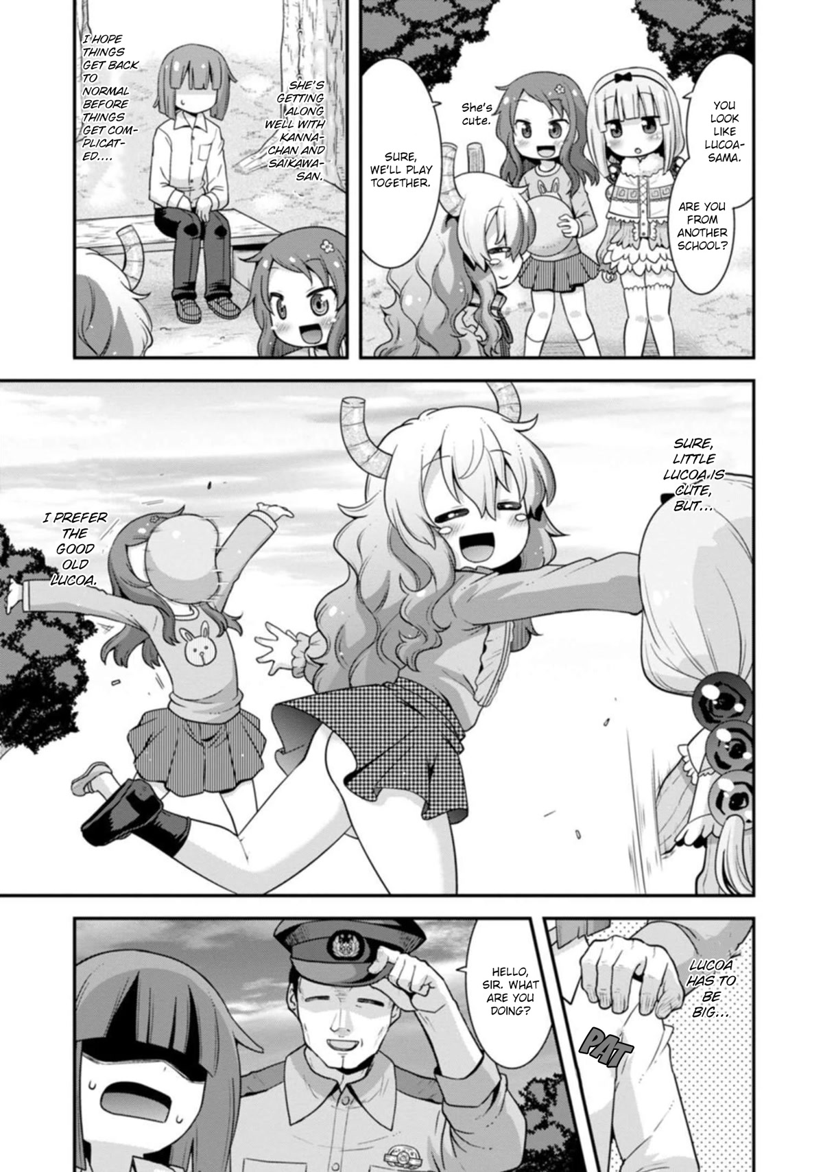 Miss Kobayashi’s Dragon Maid: Lucoa is My XX Chapter 34 - Page 13
