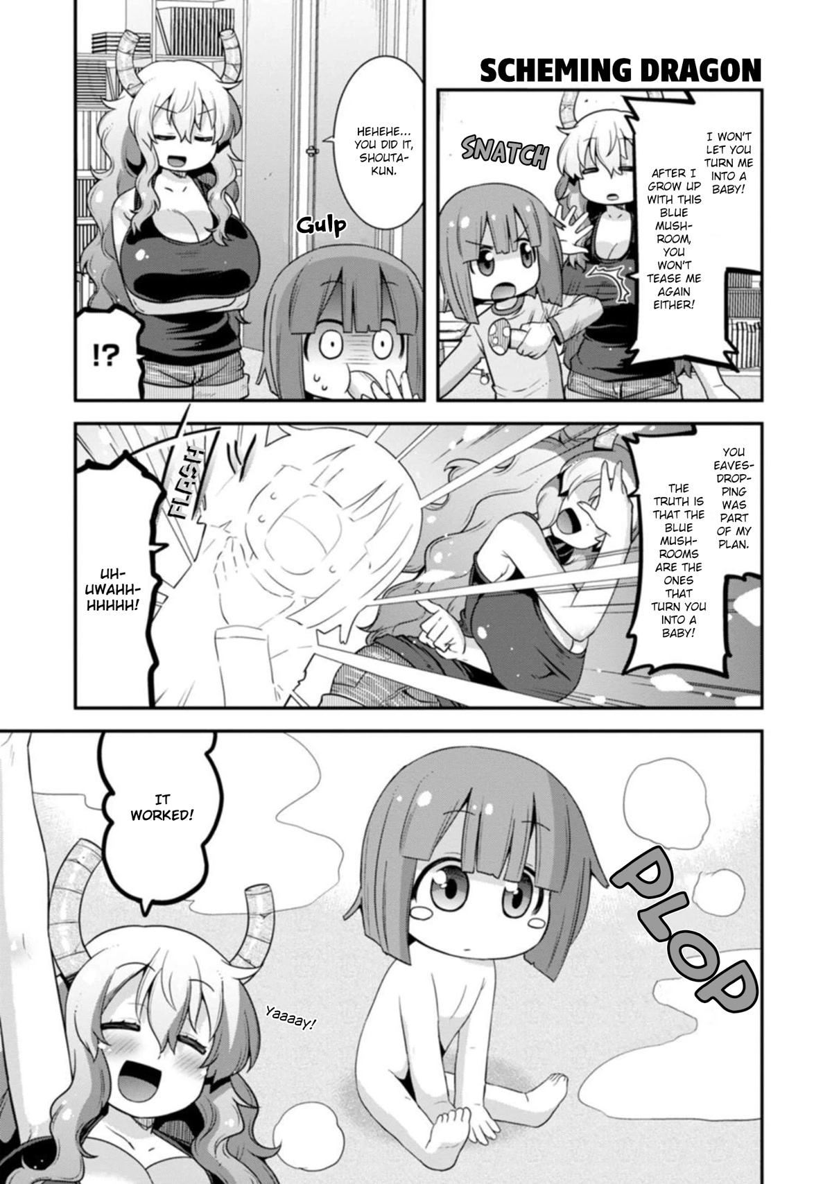 Miss Kobayashi’s Dragon Maid: Lucoa is My XX Chapter 34 - Page 3