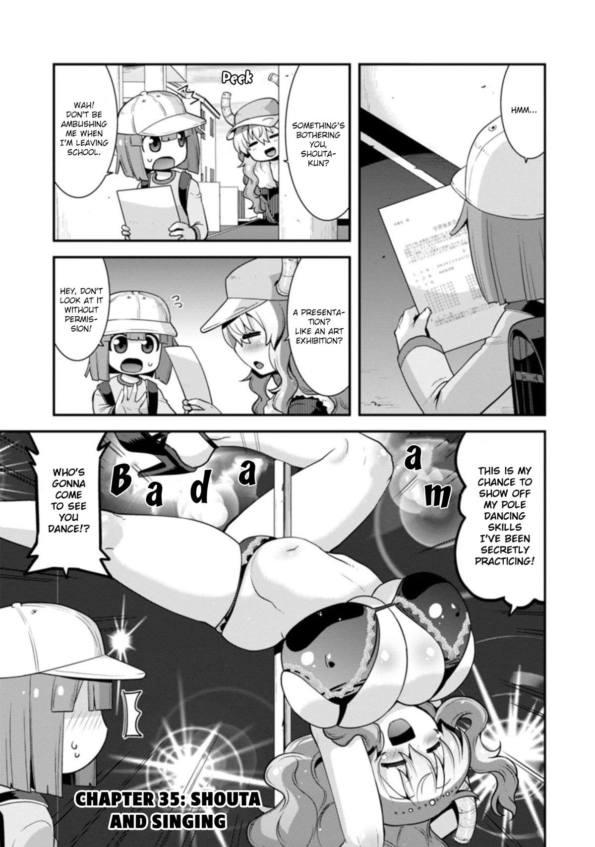 Miss Kobayashi’s Dragon Maid: Lucoa is My XX Chapter 35 - Page 1