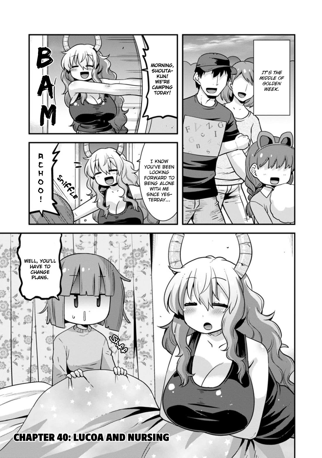 Miss Kobayashi’s Dragon Maid: Lucoa is My XX Chapter 40 - Page 1