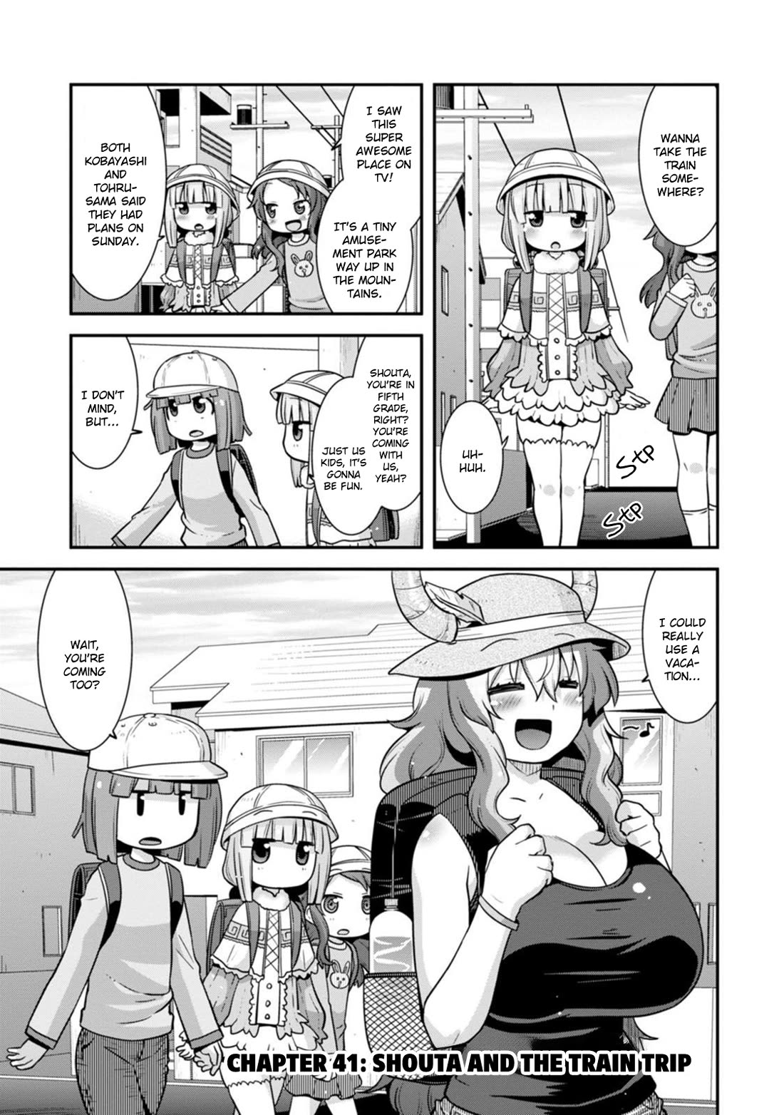 Miss Kobayashi’s Dragon Maid: Lucoa is My XX Chapter 41 - Page 1