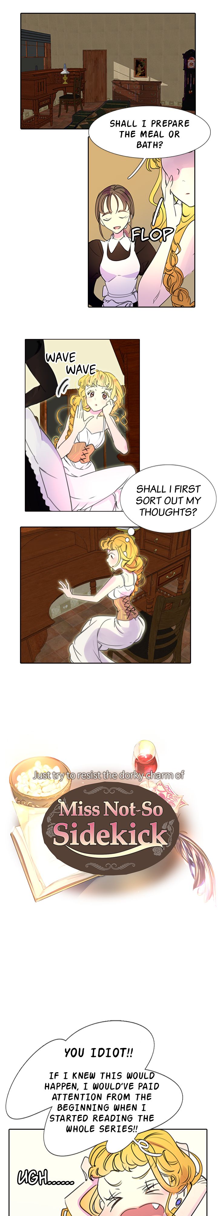 Miss Not-So Sidekick Chapter 4 - Page 1