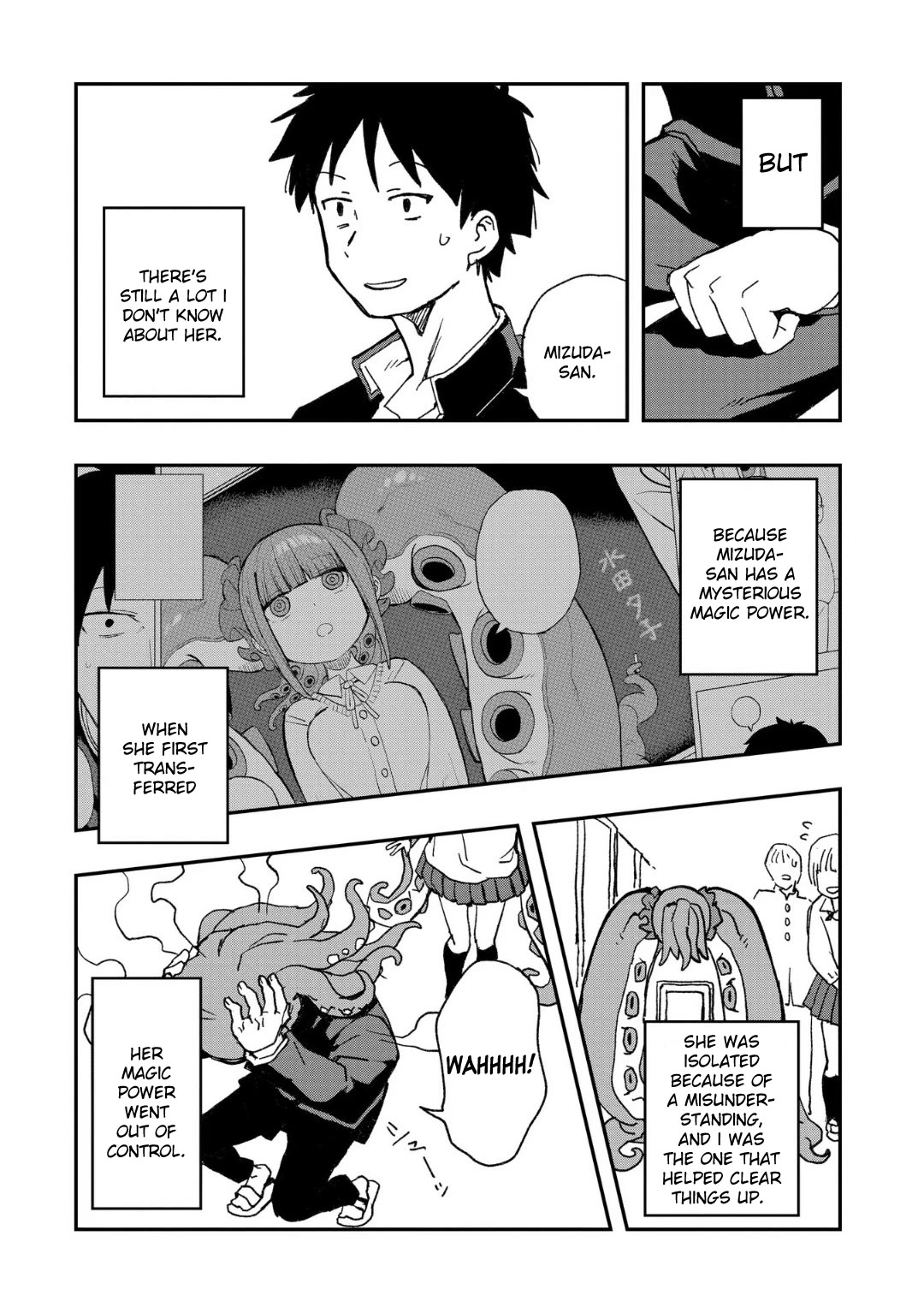 Mizudako-chan kara wa Nigerarenai! Chapter 1 - Page 8
