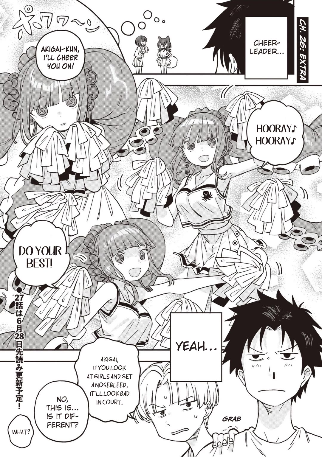 Mizudako-chan kara wa Nigerarenai! Chapter 26 - Page 28